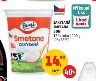 ZAKYSANÁ SMETANA BONI
