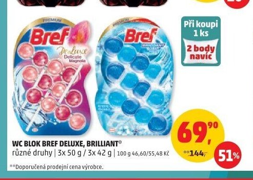 WC BLOK BREF DELUXE, BRILLIANT