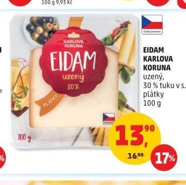 Eidam Karlova Koruna plátky
