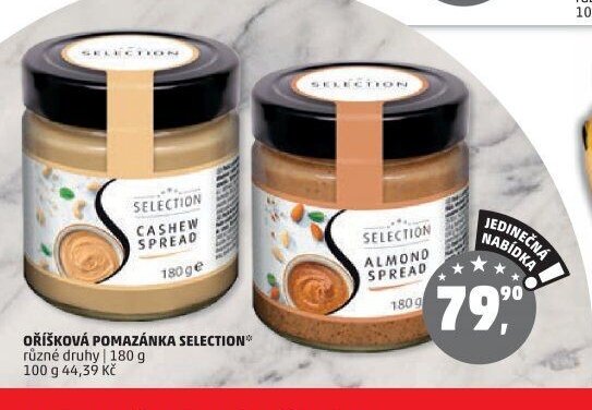 Oříšková pomazánka Selection
