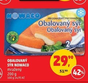 OBALOVANÝ SÝR NOWACO mražený