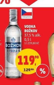 Vodka Božkov 0,5 l