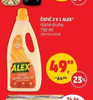 Čistič 2 v 1 Alex 750 ml