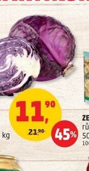 Zelí červené