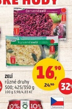 Zelí různé druhy