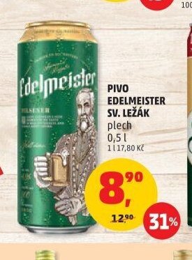 Pivo Edelmeister sv. ležák