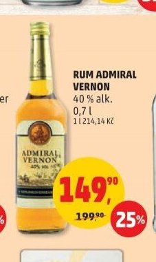 Rum Admiral Vernon