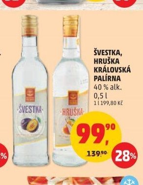 Švestka, Hruška Královská palírna