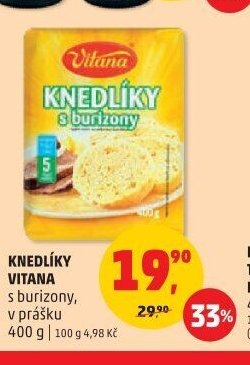 Knedlíky Vitana s burizony
