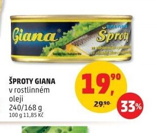 Šproty Giana