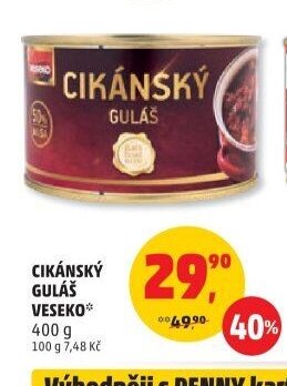 Cikánský guláš Veseko