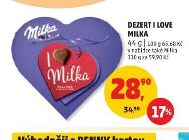 DEZERT I LOVE MILKA