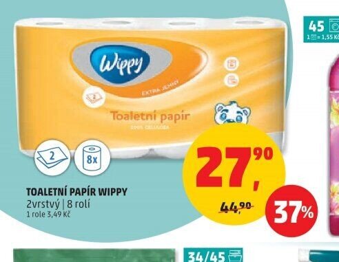 Toaletní papír Wippy