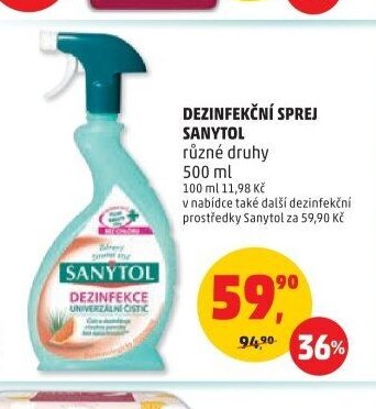 Dezinfeční sprej Sanytol