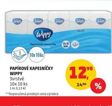 Papírové kapesníčky Wippy