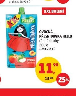 Ovocná přesnídávka Hello