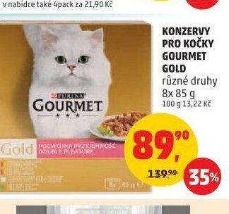 Konzervy pro kočky Gourmet Gold 8x 85 g