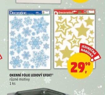 OKENNÍ FÓLIE LEDOVÝ EFEKT