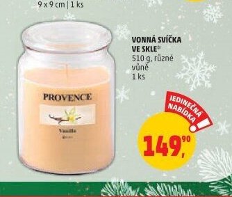 VONNÁ SVÍČKA VE SKLE