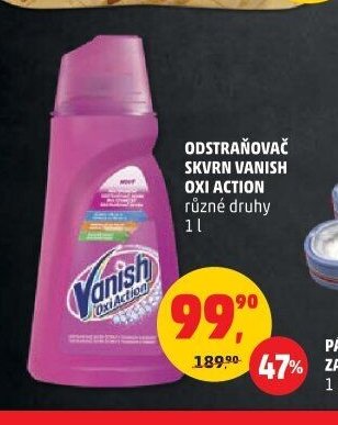 Odstraňovač skvrn Vanish Oxi Action