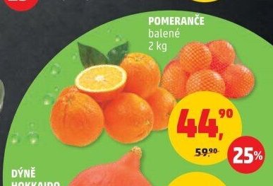 Pomeranče balené
