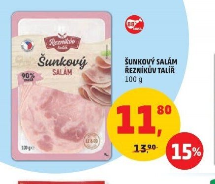 Šunkový salám Řezníkův talíř
