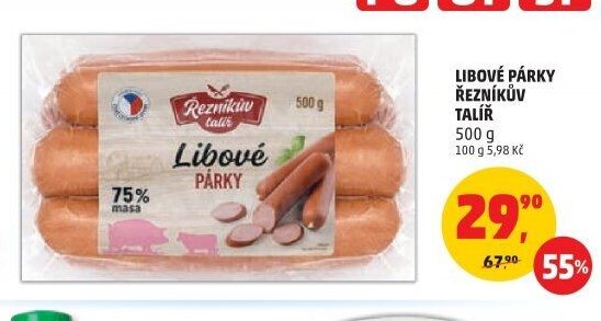 Libové párky Řezníkův talíř