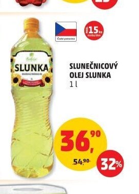 SLUNEČNICOVÝ OLEJ SLUNKA