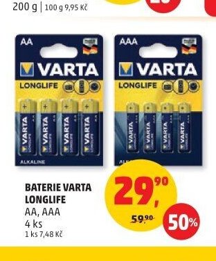 BATERIE VARTA LONGLIFE
