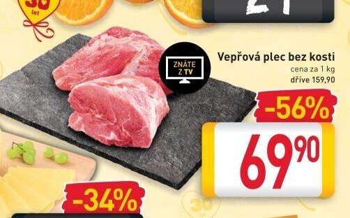 Vepřová plec bez kosti