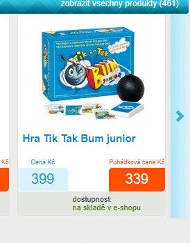 Hra Tik Tak Bum junior