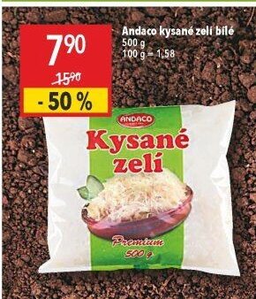 Andaco kysané zelí bílé