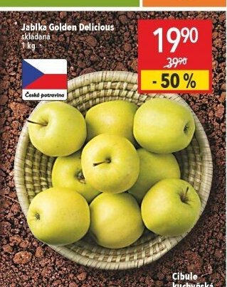 Jablka Golden Delicious