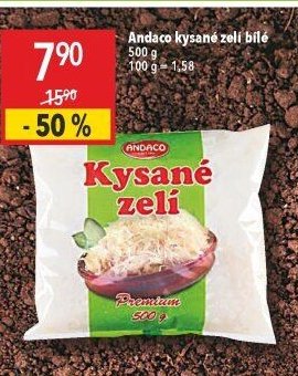 Andaco kysané zelí bílé