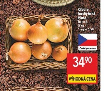 Cibule kuchyňská žlutá