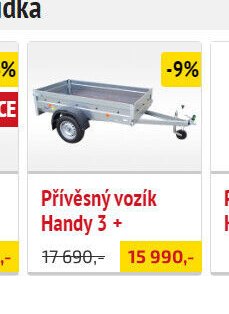 Přívěsný vozík Handy 3 + - UNI HOBBY akcniletaky.com