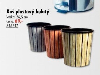 Koš plastový kulatý - UNI HOBBY akcniletaky.com