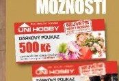 Dárkový poukaz 500 Kč - UNI HOBBY akcniletaky.com