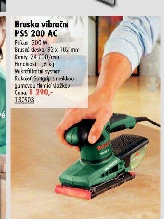 Bruska vibrační PSS 200 AC - UNI HOBBY akcniletaky.com