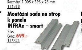Montážní sada na strop k panelu INFRAe – smart - UNI HOBBY akcniletaky.com