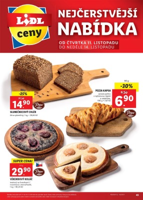 akční leták Lidl 8.11.2021-14.11.2021