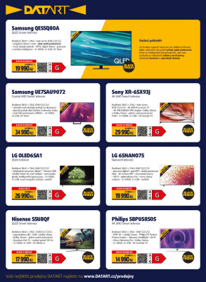 akční leták Datart 8.11.2021-14.11.2021