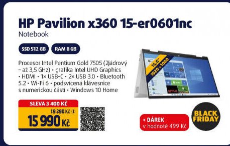 HP Pavilion x360 15-er0601nc Notebook