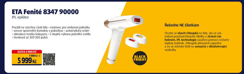 Epilátor Eta Fenité 8347 90000 IPL