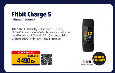 Fitness náramek Fitbit Charge 5