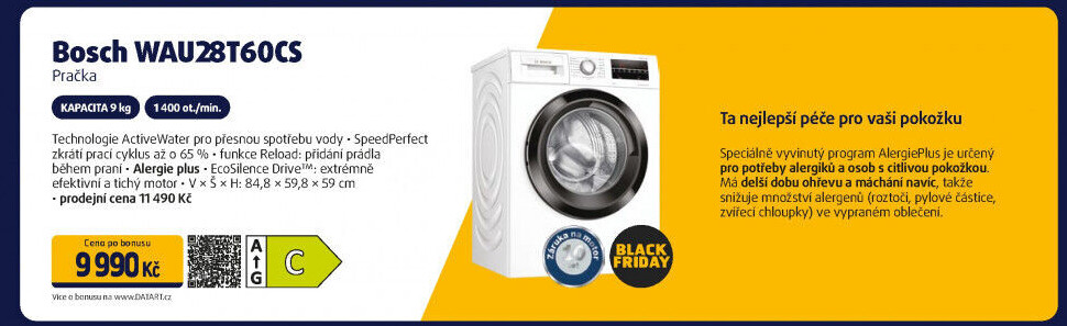 Pračka Bosch WAU28T60CS