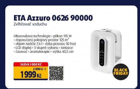 Zvlhčovač vzduchu ETA Azzuro 0626 90000 - Datart akcniletaky.com