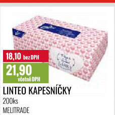 Kapesníčky papírové Linteo - box