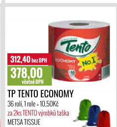Toaletní papír 2vrstvý Economy Tento