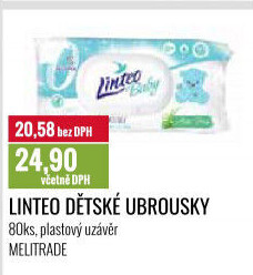 Vlhčené ubrousky dětské Linteo Baby